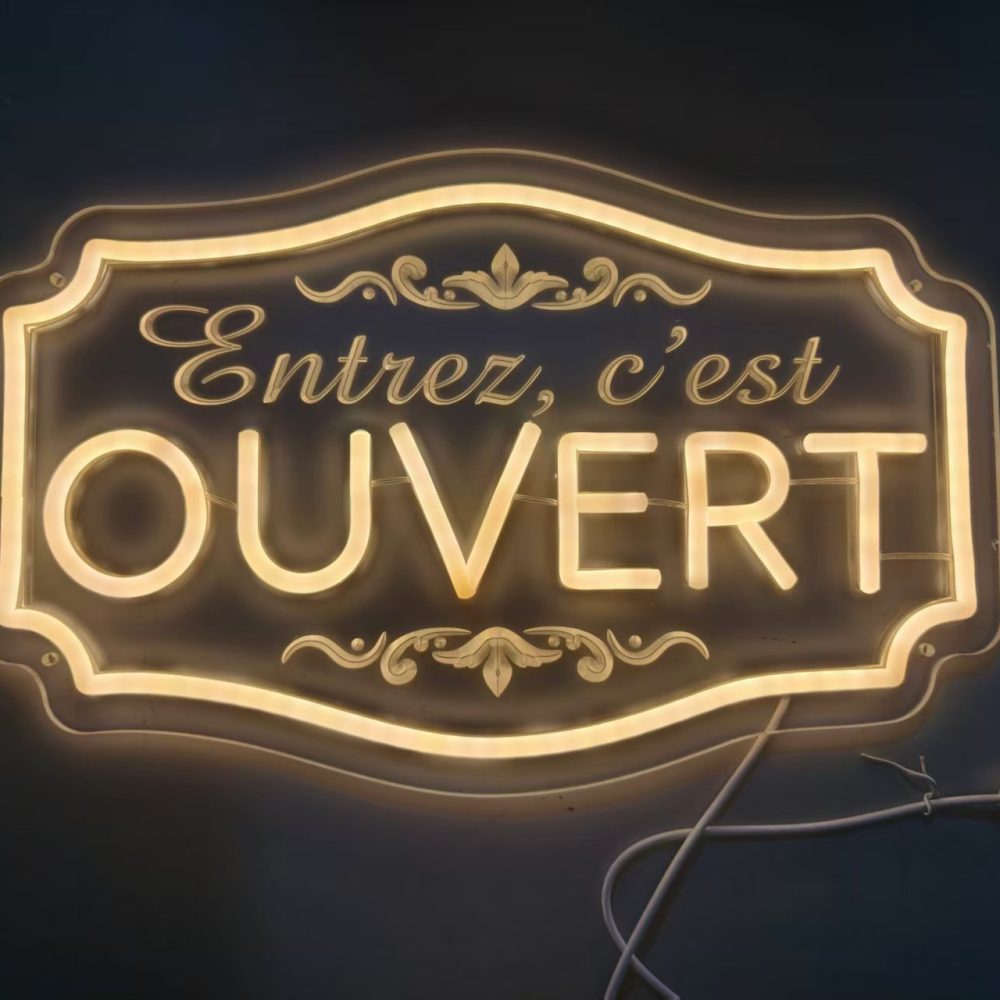 neon nous sommes ouvert